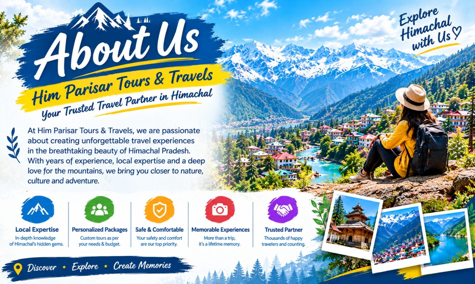 Himachal Pradesh Tour – Shimla, Manali, Dharamshala, Chamba Travel with HimParisar Tours & Travels